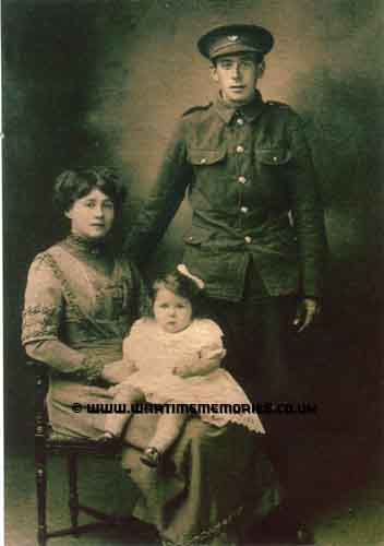 John A Outram with wife Mary and daughter May 